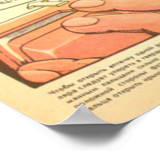 Erste-Hilfe-Kit Poster (Ecke)