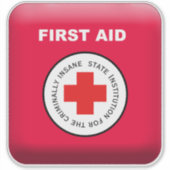 Erste Hilfe Kit Props Aufkleber (Vorderseite)