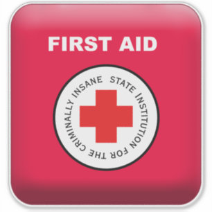 Erste Hilfe Kit Props Aufkleber