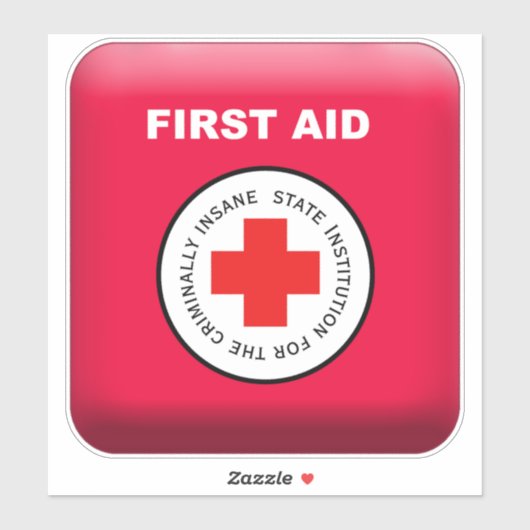 Erste Hilfe Kit Props Aufkleber (Blatt)