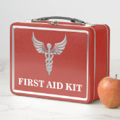 Erste-Hilfe-Kit-Zuhause Metall Brotdose (Beispiel)