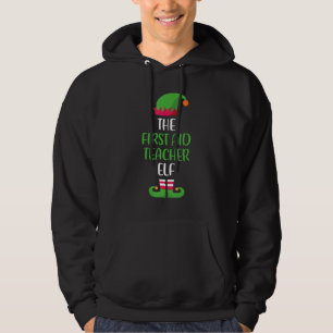 Erste Hilfe Lehrer Elf Weihnachtsfamilie Matching Hoodie