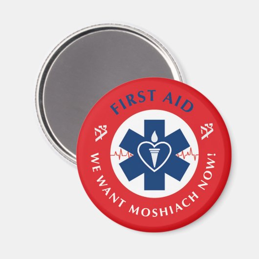 Erste Hilfe Magnet (Vorderseite/Rückseite)