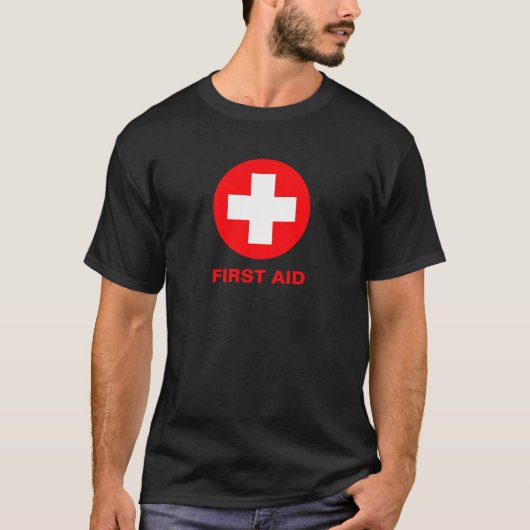 Erste Hilfe - Medizin (Kreuz) - Krankenwagen, Hilf T-Shirt (Vorderseite)