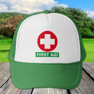Erste Hilfe - Medizinische Hilfe - Krankenwagen, H Truckerkappe