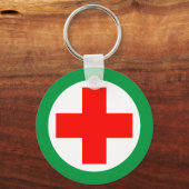 Erste Hilfe - Medizinischer Krankenwagen, Hilfe Sc Schlüsselanhänger (Vorderseite)