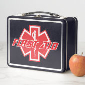 Erste Hilfe Metall Brotdose (Beispiel)