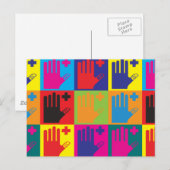 Erste Hilfe Pop Art Postkarte (Vorne/Hinten)
