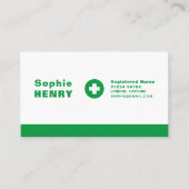 Erste Hilfe-Symbol, General Practitioner, Krankens Visitenkarte (Vorderseite)