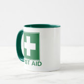 Erste Hilfe Tasse (Vorderseite Links)