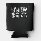 Erste Hirschjagd trinke ich das Bier Dosenkühler (Vorderseite)