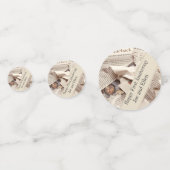 Erste Hochzeitfeier Konfetti (Rückseiten)