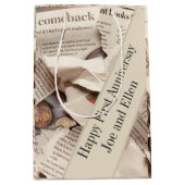 Erste Hochzeitfeier Mittlere Geschenktüte (Vorderseite)