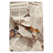 Erste Hochzeitfeier Mittlere Geschenktüte (Rückseite)