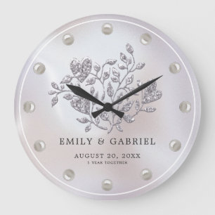 Erste Hochzeitsjubiläum Große Wanduhr