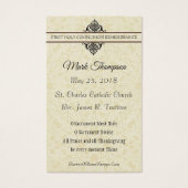 ERSTE HOLMITTEILUNG EUCHARIST AUF ALTAR (Rückseite)