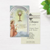 ERSTE HOLY COMMUNION REMEMBRANCE HOLY CARD (Schreibtisch)