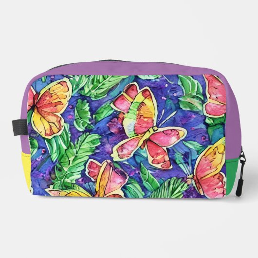 Erste hübsche Farben und Schmetterlinge Wasserfarb Waschbeutel (Vorderseite)