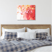 Erste hübsche, goldfarbene Kronleuchter aus Blush Leinwanddruck (Insitu (Schlafzimmer))