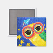 Erste Hülle im Weltraum Magnet (Vorderseite/Rückseite)