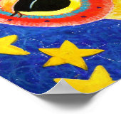 Erste Hülle im Weltraum Poster (Ecke)