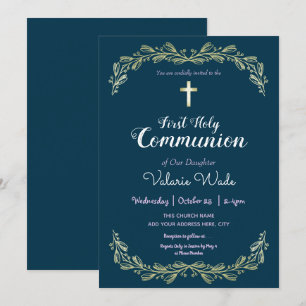 Erste Imitate mit Extravagantem Blumenrahmen aus d Einladung