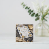 Erste Impressionen wichtig! Hochzeitskarte Begleitkarte (Stehend Vorderseite)