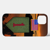 Erste Infanterie große rote 1 Veteranen Veteranen Case-Mate iPhone Hülle (Rückseite (Horizontal))