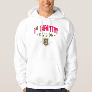 Erste Infanterieabteilung "Big Red One" beängstige Hoodie