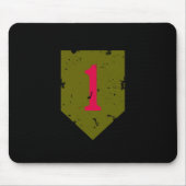 Erste Infanterieabteilung "Big Red One" beängstige Mousepad (Vorne)