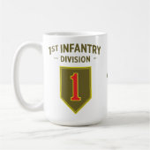 Erste Infanterieabteilung "Big Red One" Custom Kaffeetasse (Links)