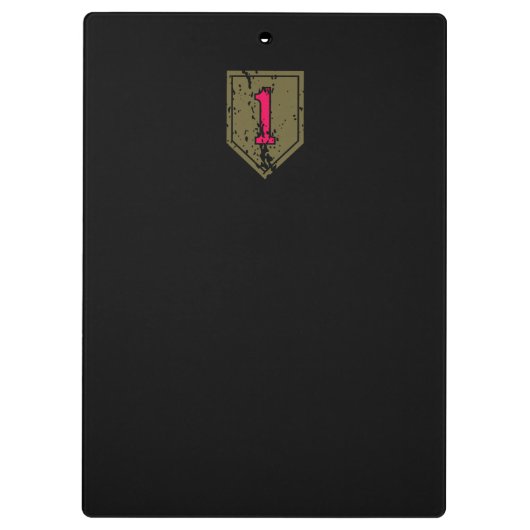 Erste Infanterieabteilung "BRO" erschüttert Klemmbrett (Rückseite)