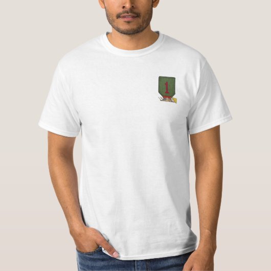 Erste Infanterieabteilung "veterans veterans veter T-Shirt (Vorderseite)