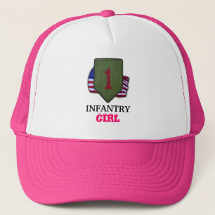 Erste Infanterieabteilung Veterans vietnam vet Hat Truckerkappe