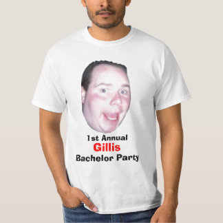 Erste jährliche Gillis-Bachelor-Party T-Shirt