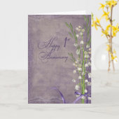 Erste Jubiläumslilie des Tals Karte (Gelbe Blume)