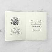 Erste Jungfrau der Heiligen Kommunion Mary Jesus G Karte (Innenseite)