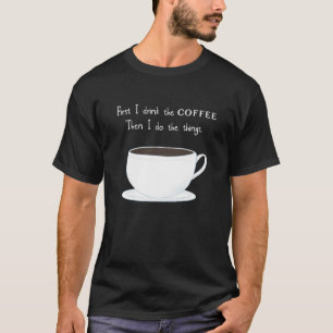 Erste Kaffee-Mama Vater Freundliche Hausschule Tea T-Shirt