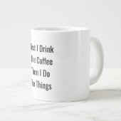 Erste Kaffeepause Dann Dinge - Motivierend Tasse (Vorderseite Rechts)