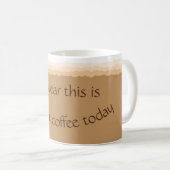 Erste Kaffeepause heute Kaffeetasse (VorderseiteRechts)