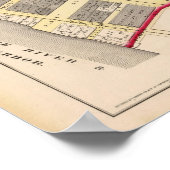 Erste Karte der Congregational Church Atlas Poster (Ecke)