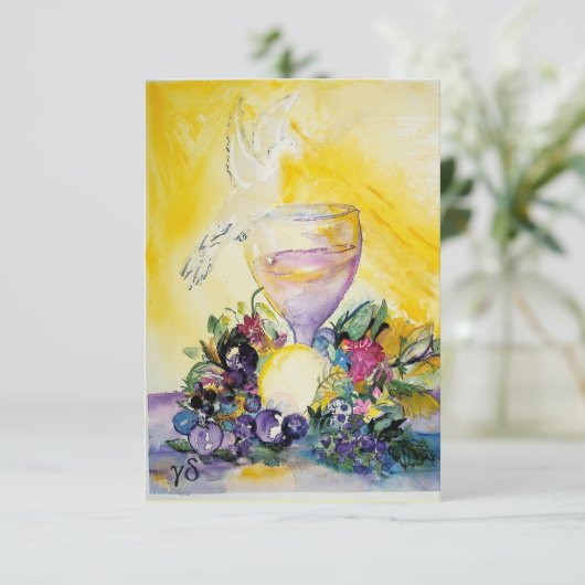 Erste Karte der Heiligen Kommunion (Stehend Vorderseite)