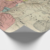 Erste Karte Israels Geschenkpapier (Ecke)