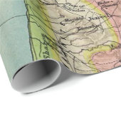 Erste Karte Israels Geschenkpapier (Rolleneckpunkt)