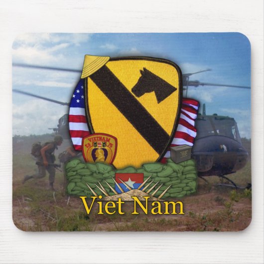 Erste Kavalleriedivision vietnam veterans veterans Mousepad (Vorne)