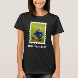 ERSTE KLASSE BABY Best Baby Ever Custom Foto T-Shirt