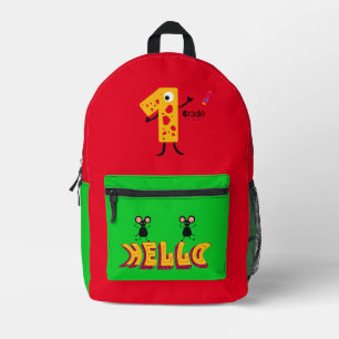 Erste Klasse Bedruckter Rucksack