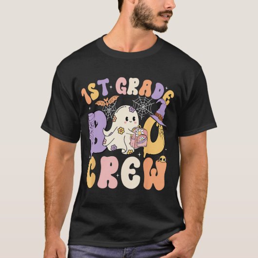 Erste Klasse Boo Crew erste Stufe Halloween Kostüm T-Shirt (Vorderseite)