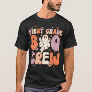Erste Klasse Boo Crew Niedlich Ghost Halloween Leh T-Shirt