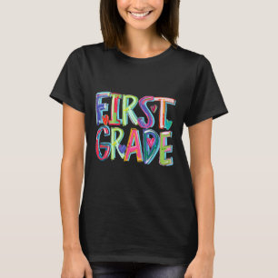 Erste Klasse Funny Back to School Happy First Day T-Shirt